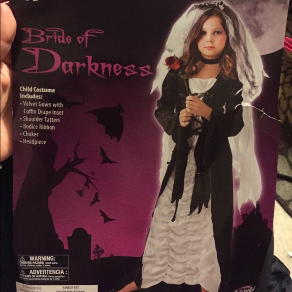 Girls Ghost Bride Costume